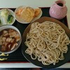 はらだ製麺 - 肉汁 特大 5玉+天ぷら