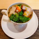 蓬左茶寮 - 子持ち昆布 帆立の網焼き