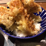 焔蔵 - ご飯セットのAセット野菜天小丼(350円)