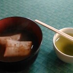 甘藷 一條商店 - お汁粉とお茶