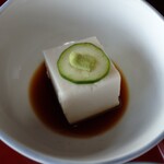 精進料理　湯華庵 - ごま豆腐