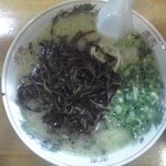 しぇからしか - ラーメン+キクラゲ＠2009年12月