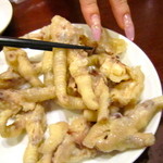 西安刀削麺 - 鶏足の煮込み　380円
