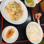 中国料理 峨嵋山 - 白ごま、ミルク味、小海老炒め　税込800円