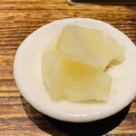 日本橋 蕎ノ字 - ☆口直しのガリはさっぱりしている。