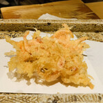 日本橋 蕎ノ字 - ■桜えびかき揚げ
      ☆駿河湾の桜えび。香ばしさと火入れは最高。
      