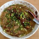 明石食堂 - ソーキそば（中）　850円