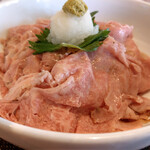 デニーズ - 黒毛和牛のローストビーフ丼～☆
