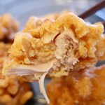 三叶家 - から揚げ丼・大盛（500円）