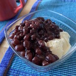 納言志るこ店 - 自作クリームぜんざい