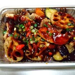 中国料理 堀内 - 豚肉とレンコンの黒酢あん