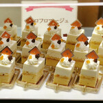 resutorammereshi- - フロフロマージュ＠ダブルチーズケーキ。オレンジピールがポイント