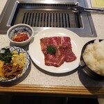 明月館 - ハラミランチ