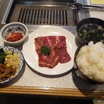 明月館 - ハラミランチ