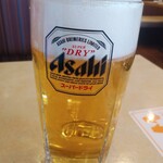 Gasuto - 生ビールはスーパードライ449円がハッピーアワーで200円(税抜き:以下同)