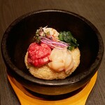 うしごろバンビーナ - ☆〆の厳選和牛と海鮮の石焼リゾット(*^_^*)☆