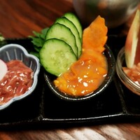 吉祥寺 三うら - 赤ほや塩辛と酒盗