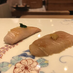 鮓 きずな - 淡路島 鰆漬け、五島列島 太刀魚 藁焼き