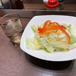 いきなりステーキイオンモール旭川西店 - いきなりサラダラージ¥308