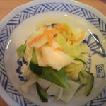 回転寿司 すし丸 - お漬物　０円（無料サービス）