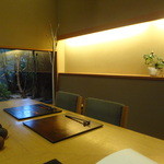 打心蕎庵 - 2012/8 相席テーブル