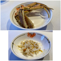 中国飯店 富麗華 - 上海蟹の蒸し物
                    身を小皿に取り分けて下さいましたが、大変でしょうね小さな殻を剥くのが！
                    有り難く美味しくいただきましたm(_ _)m