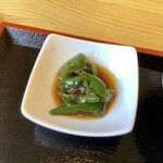 森のハンバーグ工房 ゆみさんち - 【日替わりランチの小鉢】ピーマンのおかか煮