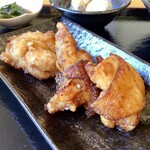 森のハンバーグ工房 ゆみさんち - 【日替りランチ 600円(税込)】今日のメインはからあげ(鶏もも肉)