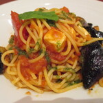 Papamirano - 茄子とモッツァレラチーズのシチリアーナ