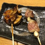 鴨ねぎま串焼き