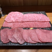 東京肉しゃぶ家 - 黒タンと「但馬玄」のサーロイン