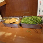 丸亀製麺 - 天かす・刻みネギ