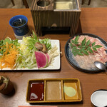 Junkei Nagoya Kochin Toriyanakayama - 奥三河のしゃぶしゃぶ御膳