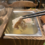純系名古屋コーチン 鶏や なか山 - 湯豆腐独り鍋