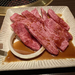 Tsukishimaya - カルビ定食　お肉の大盛り