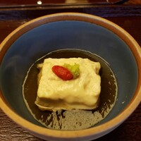 京都祇園 天ぷら八坂圓堂 - 付き出し（汲み上げ湯葉）