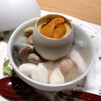 池袋 寿司 個室 空 - 卵の玉手箱 ～トリュフと雲丹～