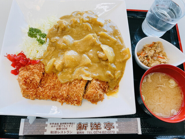 新洋亭 しんようてい 上州富岡 とんかつ 食べログ