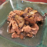 栃の木 - ナスと豚肉炒め