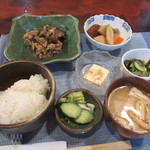 栃の木 - ナスと豚肉炒めランチ　８４０円