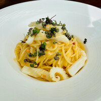 TRATTORIA CREATTA - アオリイカ　ウニ　明太子のパスタ