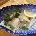 津田宇水産 レストラン - タコ刺し身