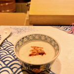 鮓 きずな - たら白子の蒸し寿司