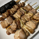 焼鶏館 - お任せ5本（タレ）