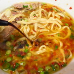 ラーメン二郎 - 赤酢投入～♪