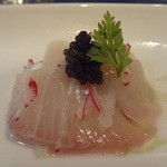 カジュアルフレンチ アミューズ - 2012/8　祝席　三種オードブル盛り合わせ②平政のソフトスモーク