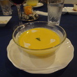 カジュアルフレンチ アミューズ - 2012/8　祝席　冷製パンプキンスープ