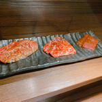 焼肉 正剛 - 上ハラミ・上ロース・上レバー