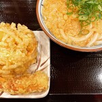 丸亀製麺 - 玉子あんかけセット600円。