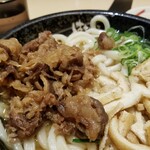 はなまるうどん - 牛肉うどん。